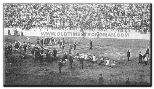 Tug O' War at the 1906 Olympic Games - www.oldtimestrongman.com